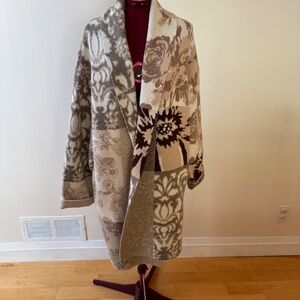 NWT Anthropologie Long Open Front  Cardigan OS